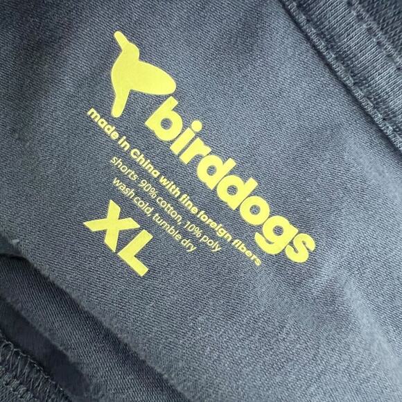 BIRDDOGS Short Sleeve Crewneck T-Shirt  Pocket Blue Mens Xlarge - Picture 3 of 4